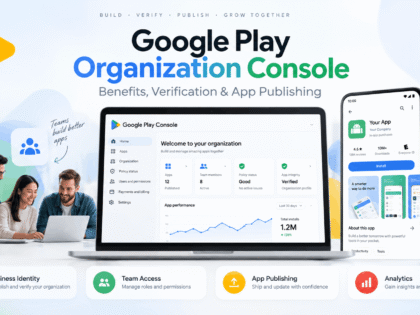google play organisation account